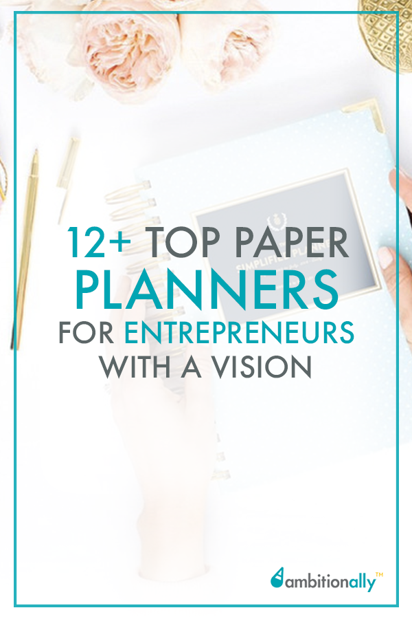 Best Planner for Entrepreneurs – Paper Planners, Workbooks