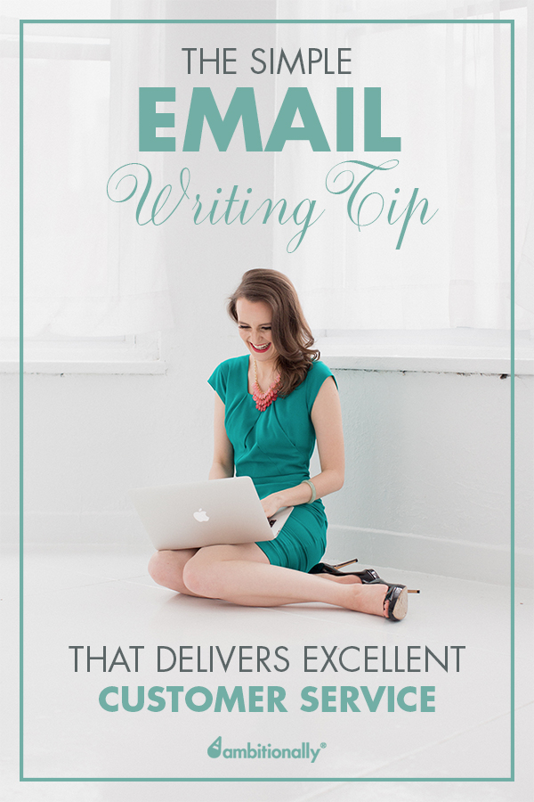 Simple Email Writing Tips to Improve Your Customer Service Skills #entrepreneur #womeninbiz