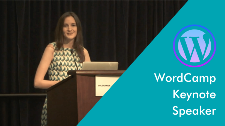 Keynote screenshot at WordCamp Atlanta