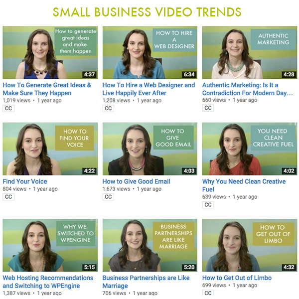 Video marketing for small business trends